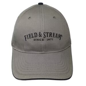 Field & Stream Baseball Cap Green Black OS Embroidered Strapback Cotton Hat